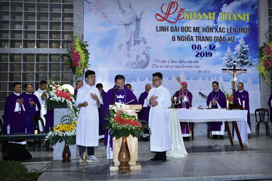 Thánh lễ khánh thành nghĩa trang Thánh Tâm 08/12/2019