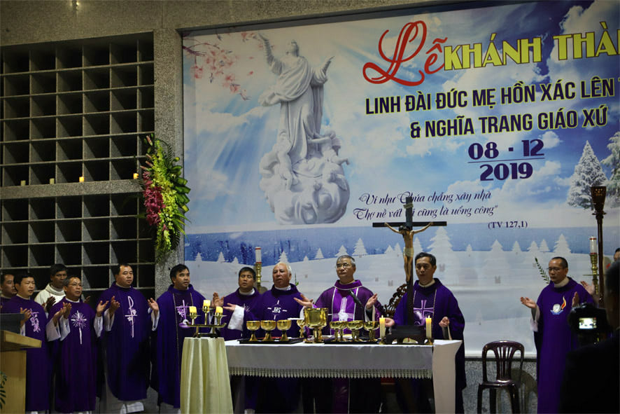 Thánh lễ khánh thành nghĩa trang Thánh Tâm 08/12/2019