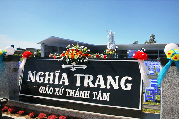 Nghĩa trang Thánh Tâm từ khởi công đến hoàn thành